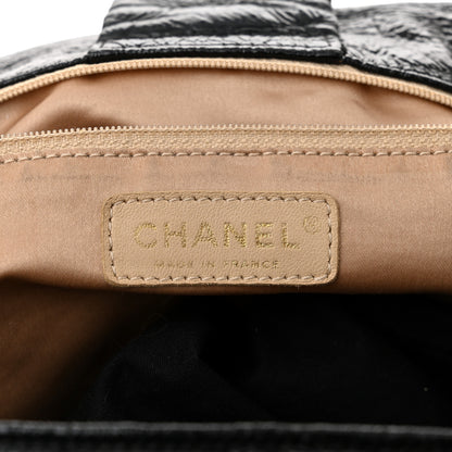 Chanel Vinyl XL Rock and Chain Flap Black 6 of 12
