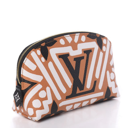Louis Vuitton Monogram Giant Crafty Cosmetic Pouch Crème Caramel 3 of 7