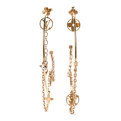Louis Vuitton Roman Holidays Hoop Earrings Gold 1 of 5