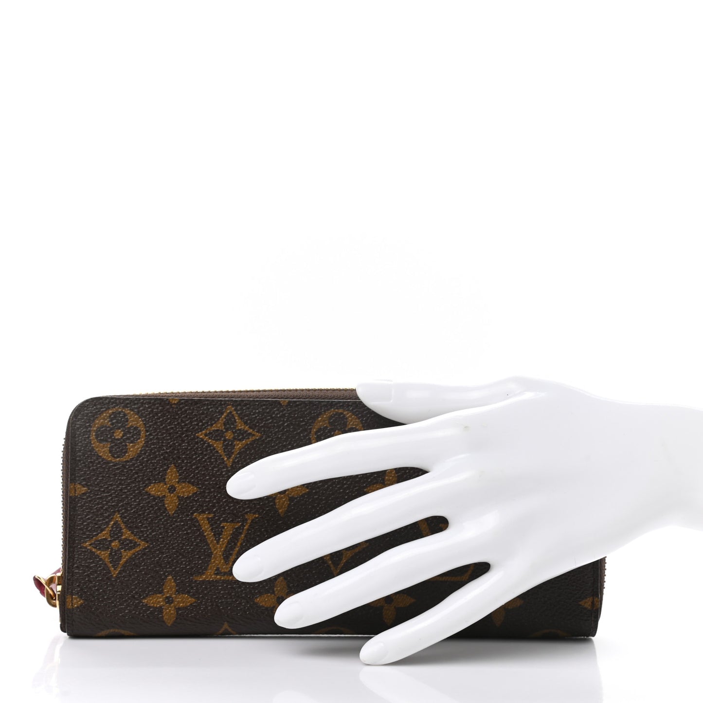 Monogram Clemence Wallet Fuchsia