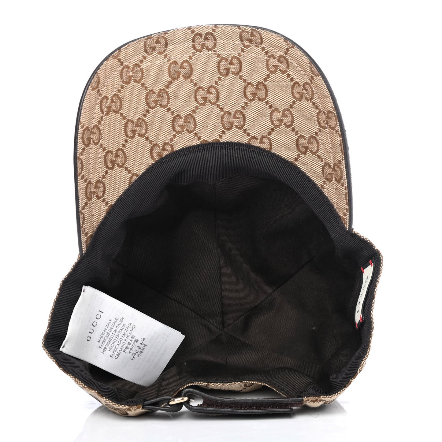 Monogram Web Baseball Hat M Beige Cocoa
