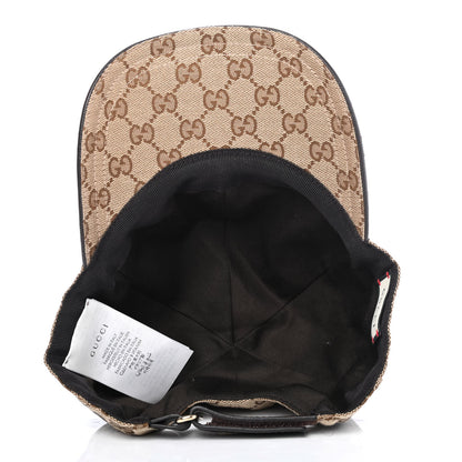 Gucci Monogram Web Baseball Hat M Beige Cocoa 3 of 4