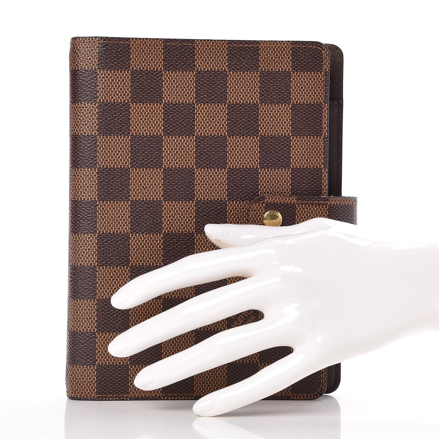 Louis Vuitton Damier Ebene Medium Ring Agenda Cover 2 of 7