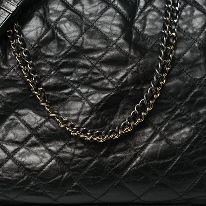 Chanel Aged Calfskin Quilted Maxi Gabrielle Hobo Black 8 of 11