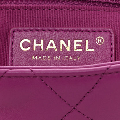 Chanel Lambskin Quilted CC Small Dynasty Flap Purple 6 of 10