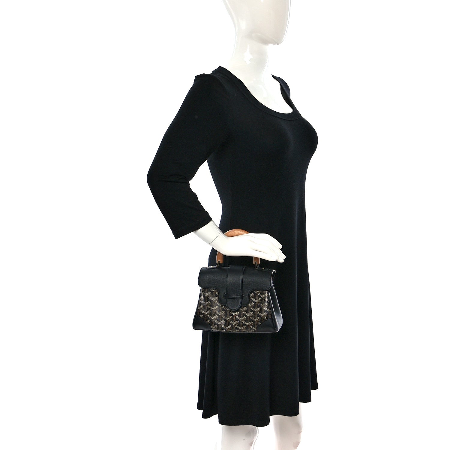 Goyard Goyardine Mini Saigon Black 2 of 9