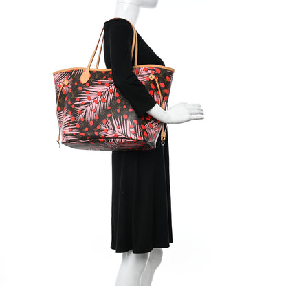 Louis Vuitton Monogram Jungle Dots Neo Neverfull MM Sugar Pink Poppy 2 of 9