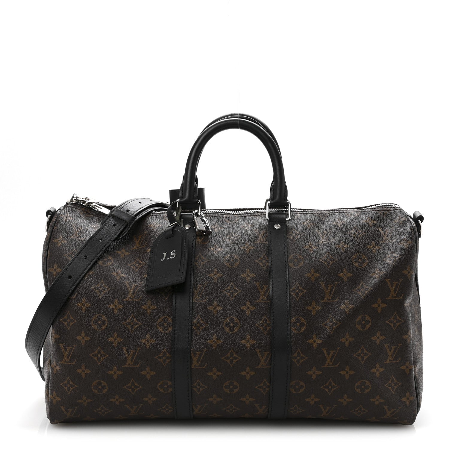 Louis Vuitton Monogram Macassar Keepall Bandouliere 45 1 of 14