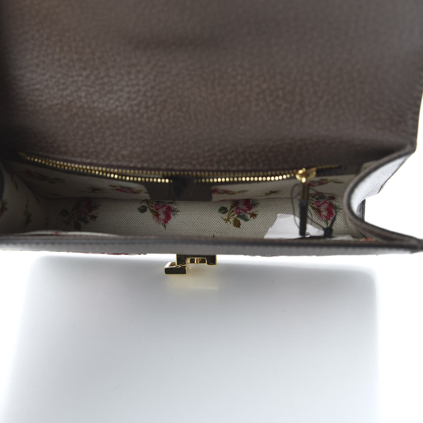 Calfskin Embroidered Sylvie Belt Bag Brown