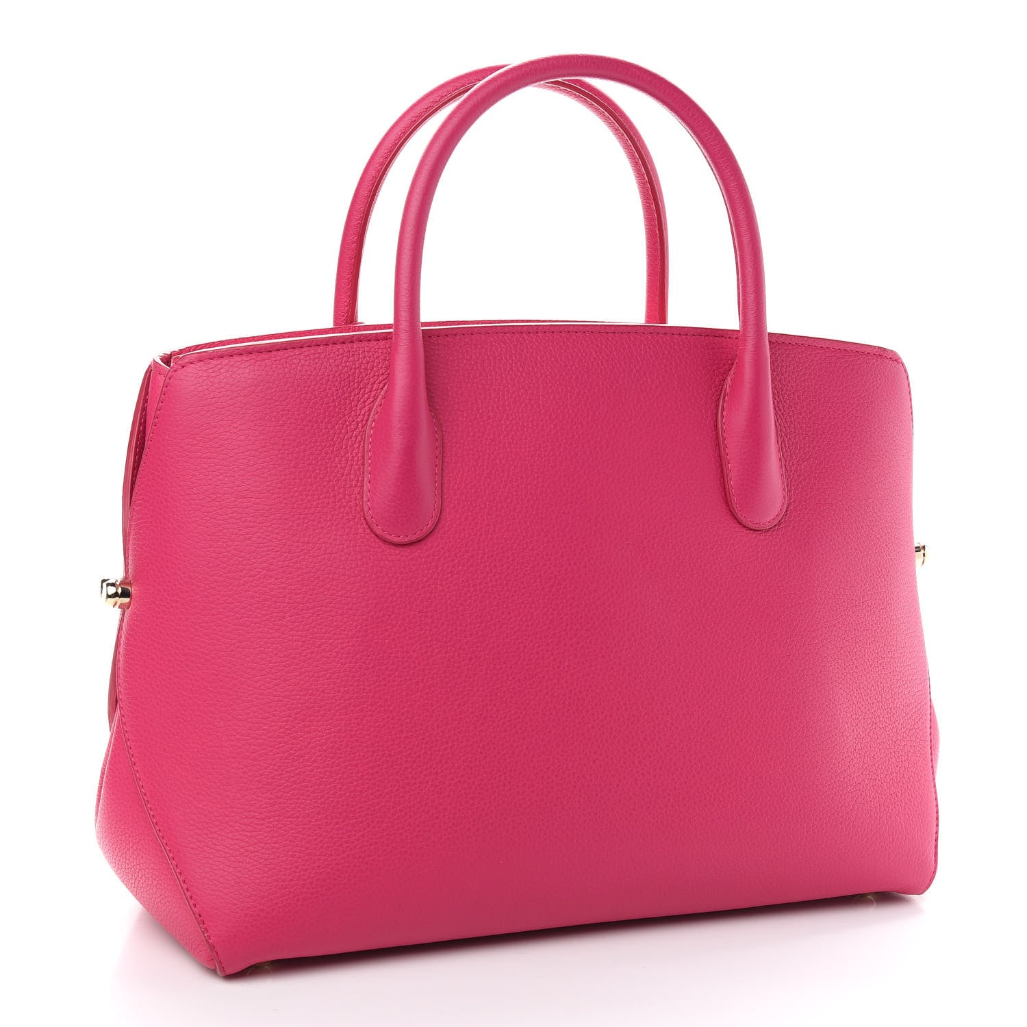 Christian Dior Grained Calfskin Bar Tote Coquelicot 3 of 9