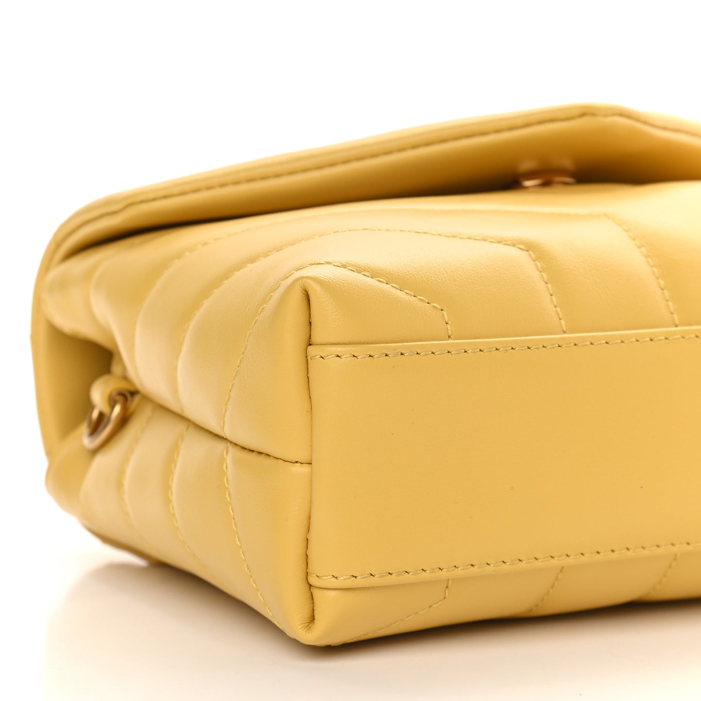 Calfskin Y Quilted Monogram Toy Loulou Crossbody Bag Sunflower