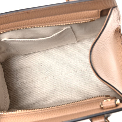 Gucci Dollar Calfskin Medium Soho Top Handle Satchel Camelia 5 of 10