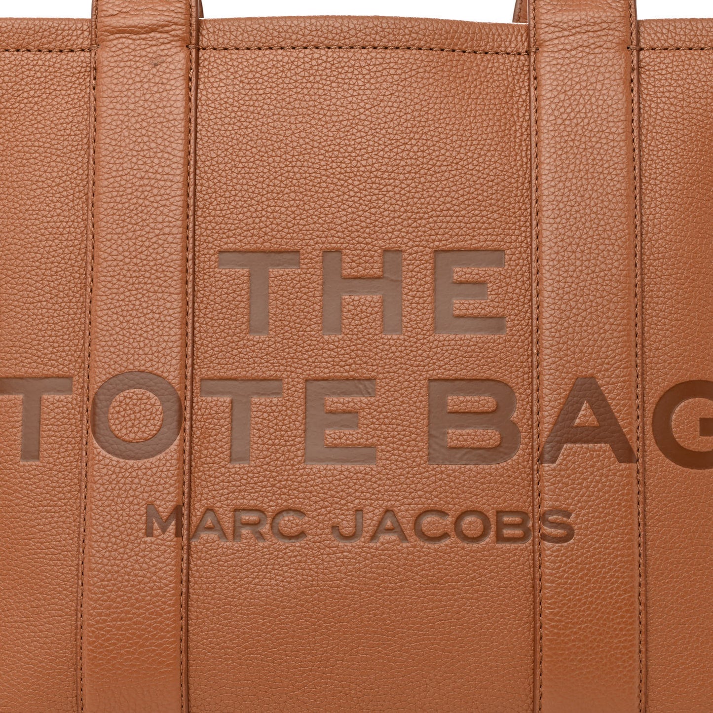 Grained Calfskin Large The Tote Bag Argan Oil