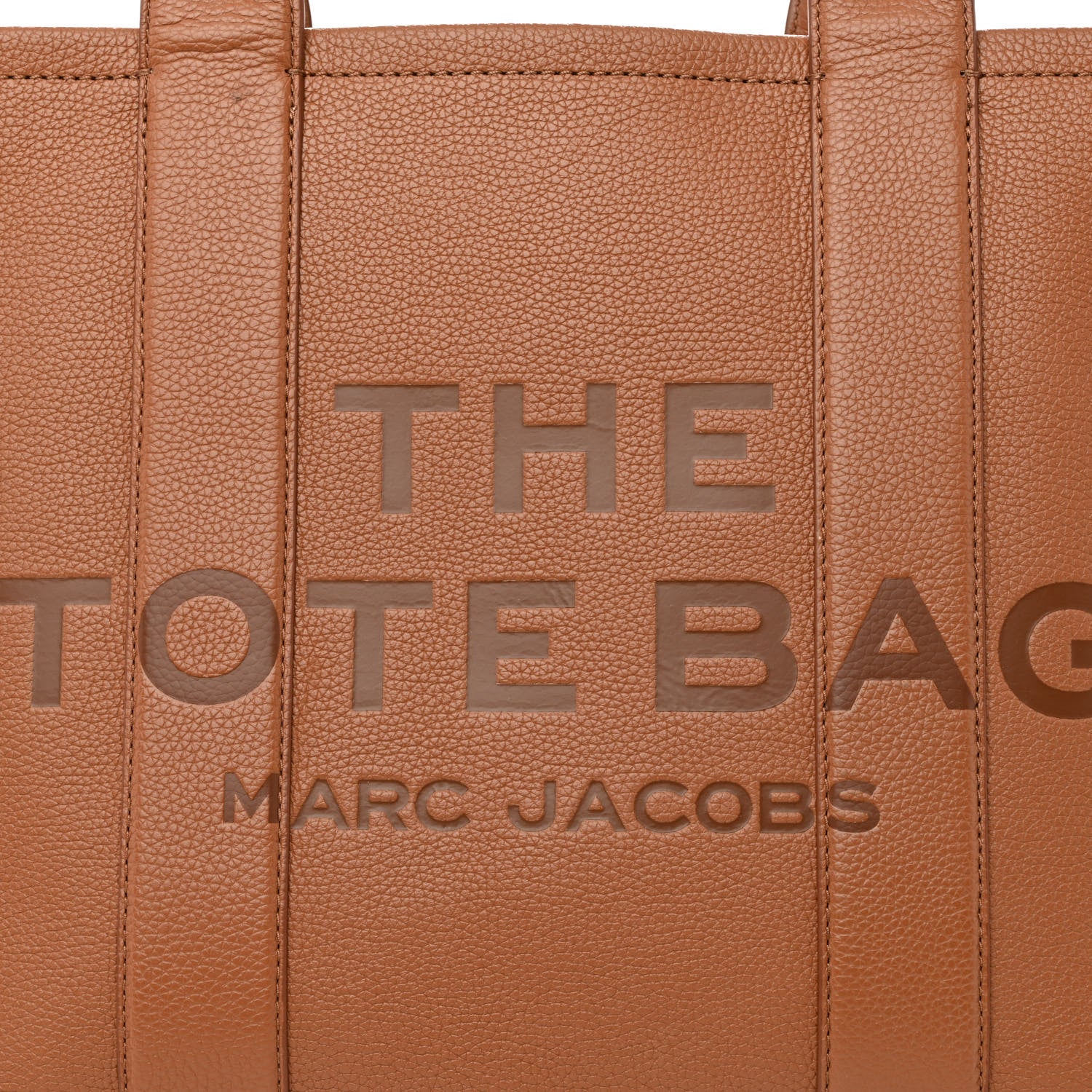 Marc Jacobs Grained Calfskin Large The Tote Bag Argan Oil 7 of 10