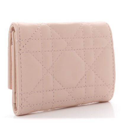 Christian Dior Lambskin Cannage My Dior Veronia Wallet Powder Pink 3 of 7