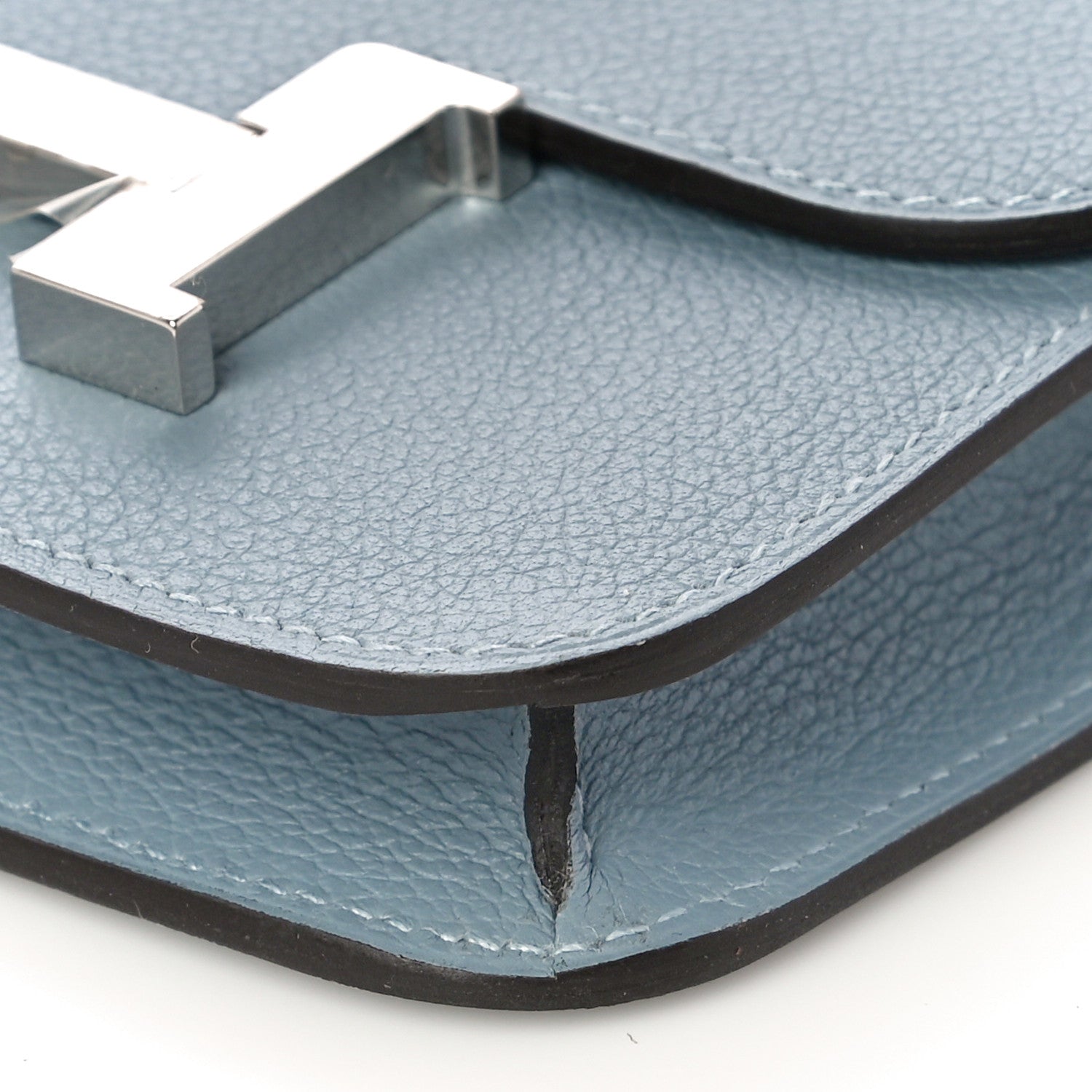 Hermes Evercolor Constance Slim Wallet Ciel 10 of 11