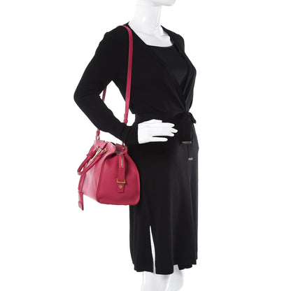 Saint Laurent Calfskin Small Classic Y Cabas Fuchsia 2 of 7