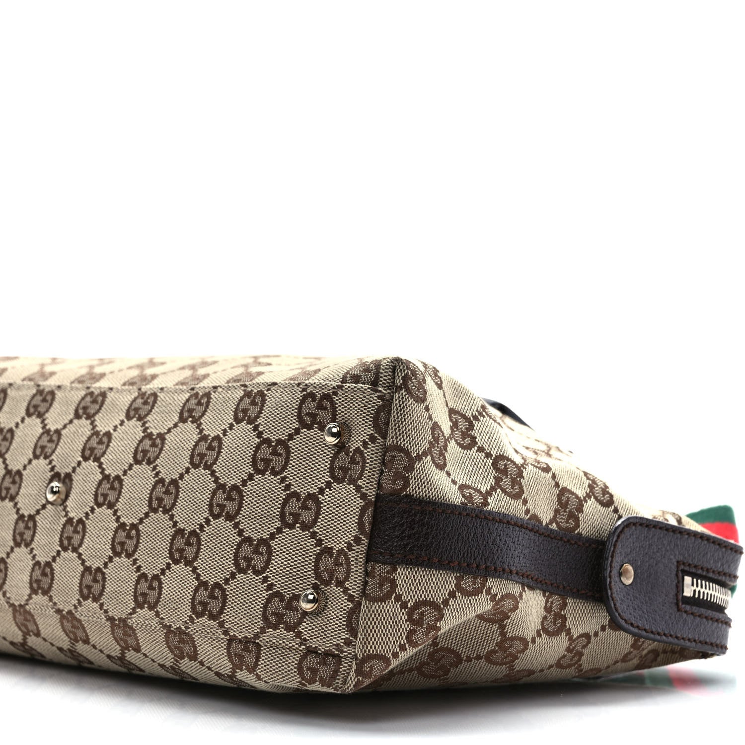 Gucci GG Monogram Web Pop Tote Brown 8 of 8