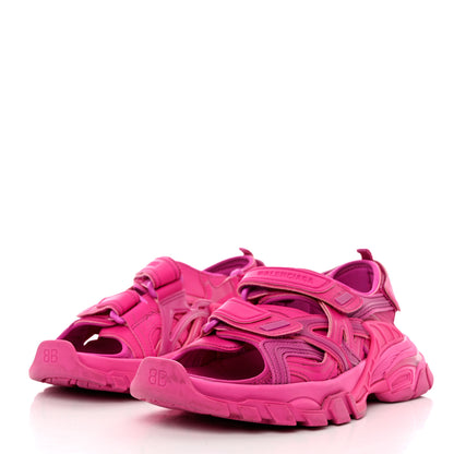 Balenciaga Neoprene Rubber Womens Track Sandals 37 Fucsia 3 of 14