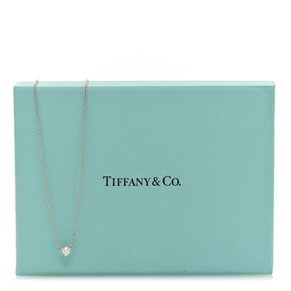 Tiffany Platinum Diamond .12ct Elsa Peretti Diamonds by the Yard Pendant Necklace 5 of 5
