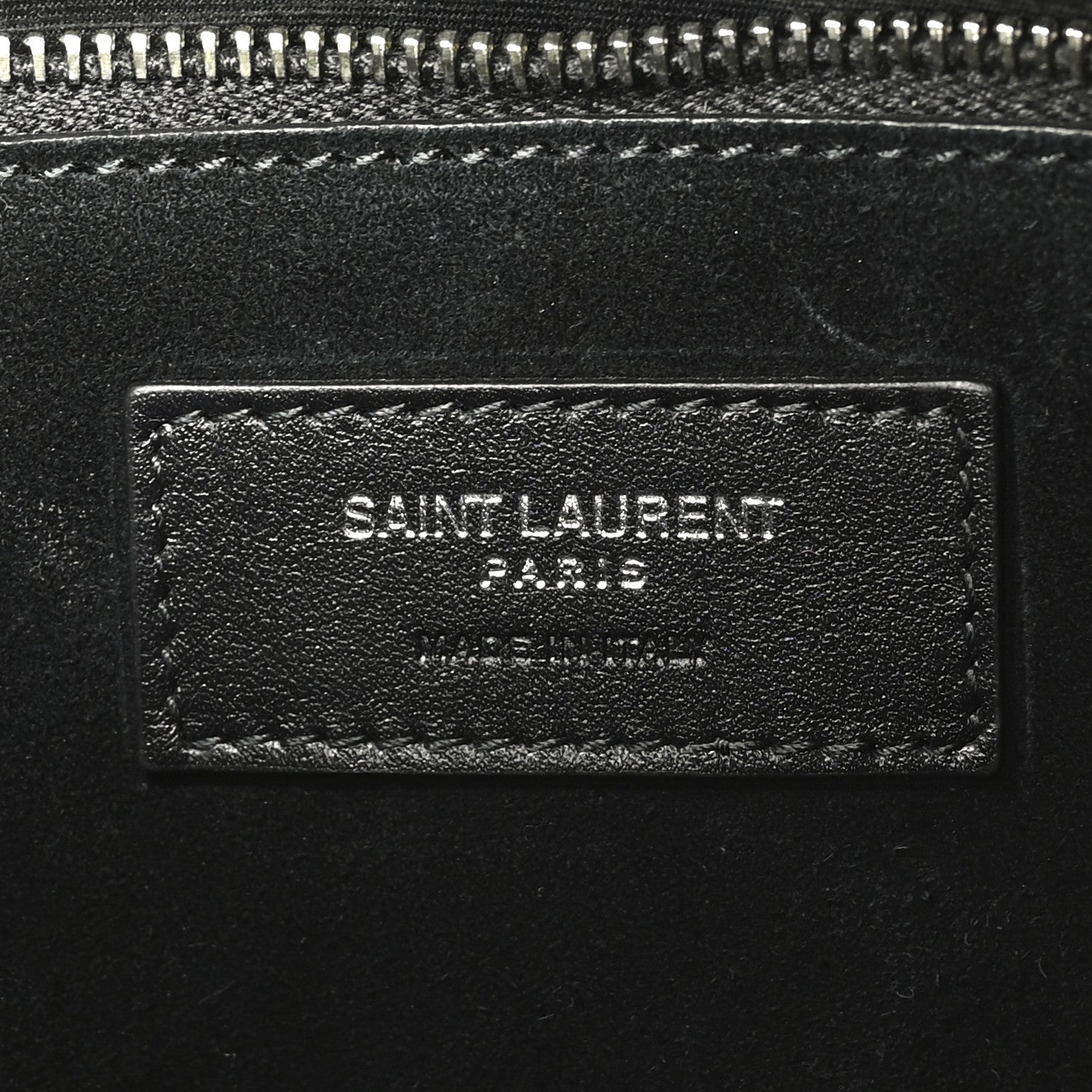 Saint Laurent Patent Calfskin Sadie Shoulder Bag Black 6 of 9