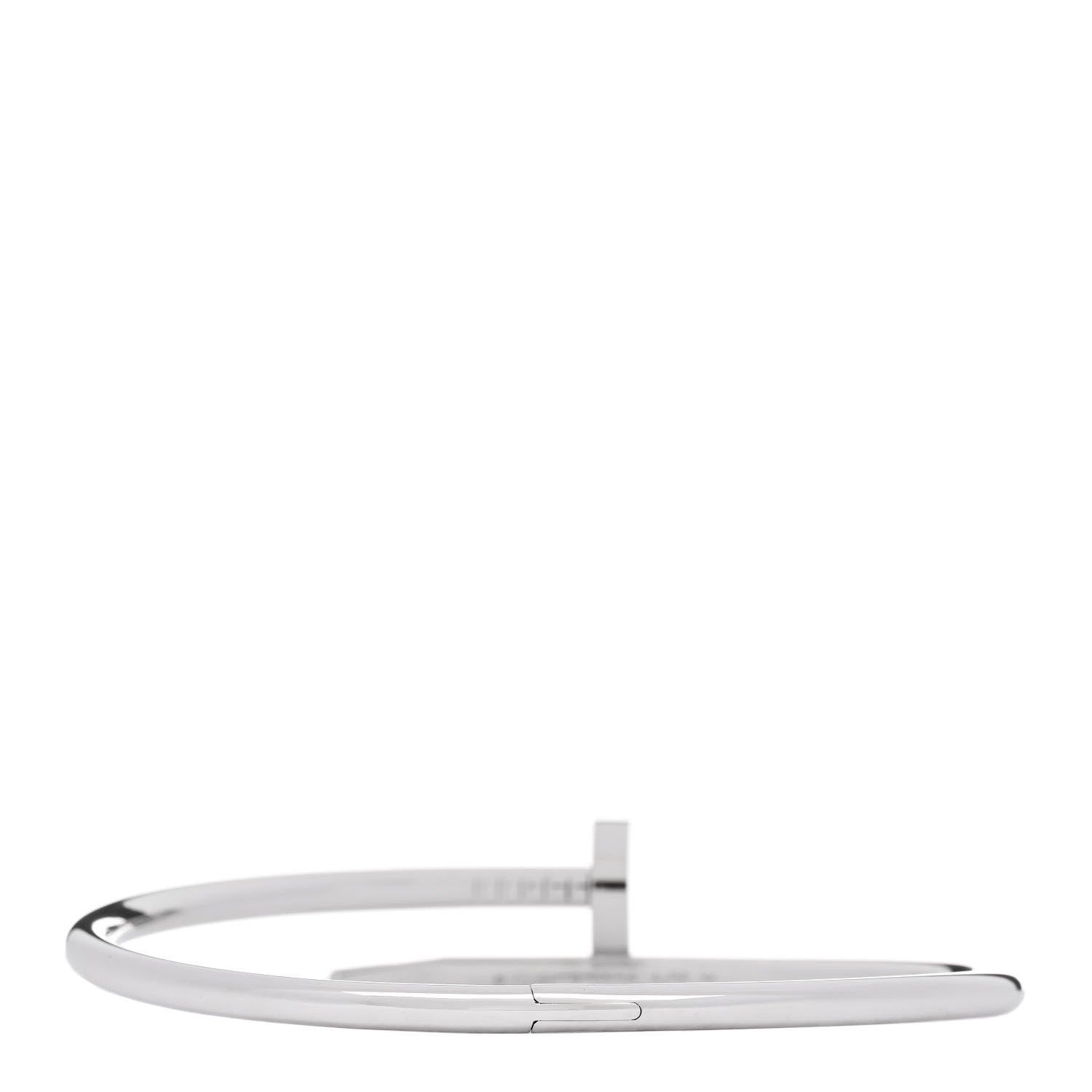 Cartier 18K White Gold Juste Un Clou Bracelet 19 2 of 5