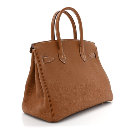 Hermes Togo Birkin 30 Gold 3 of 14