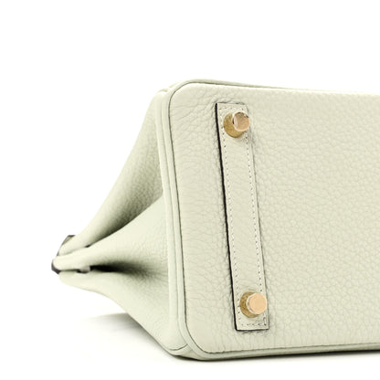 Hermes Togo Birkin 25 Gris Neve 9 of 11