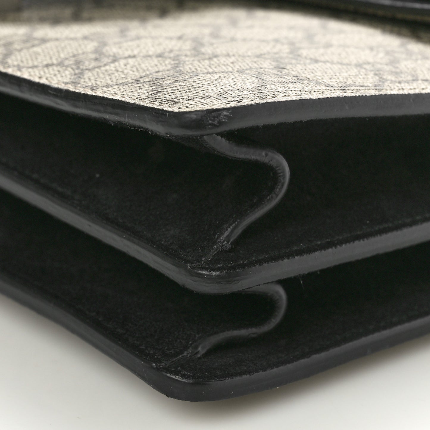 GG Supreme Monogram Medium Dionysus Shoulder Bag Black