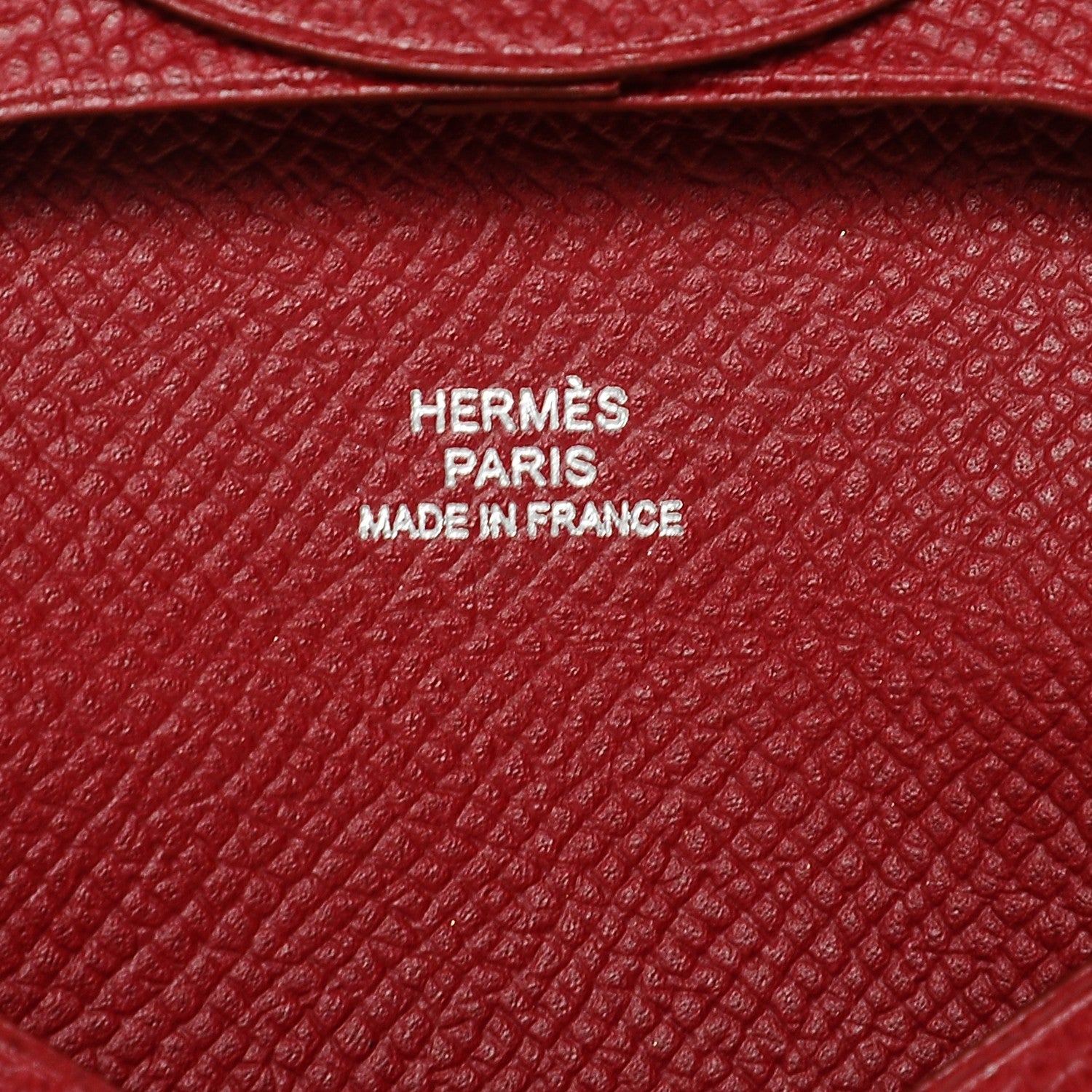 Hermes Epsom Bastia Coin Purse Rubis 6 of 6