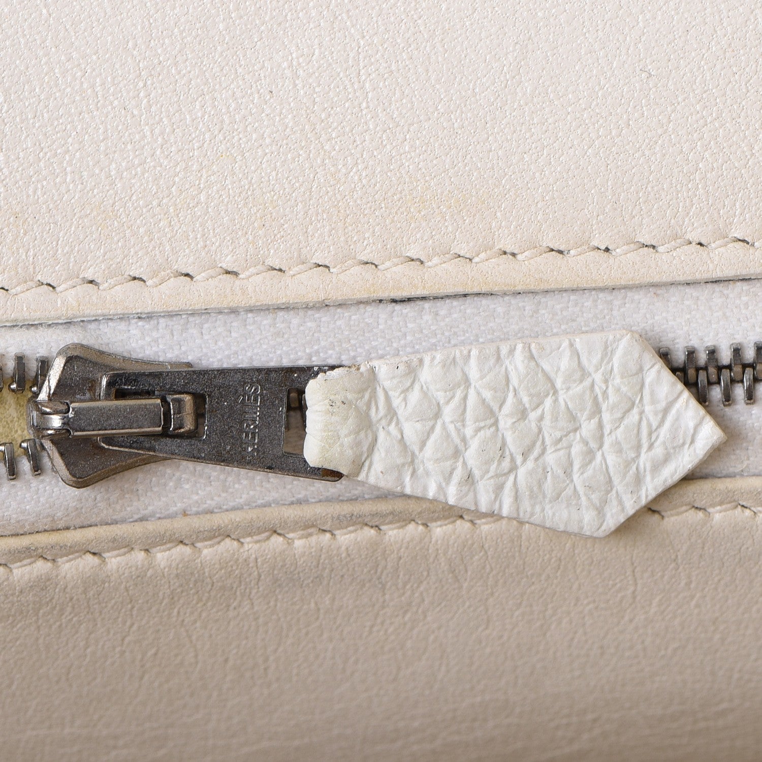 Hermes Taurillon Clemence Birkin 30 White 15 of 44