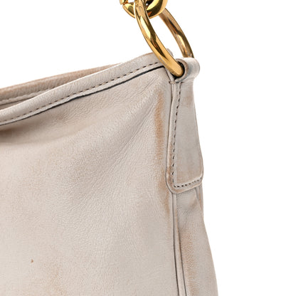 Miu Miu Nappa Old Hook Shoulder Bag Sabbia White 12 of 13