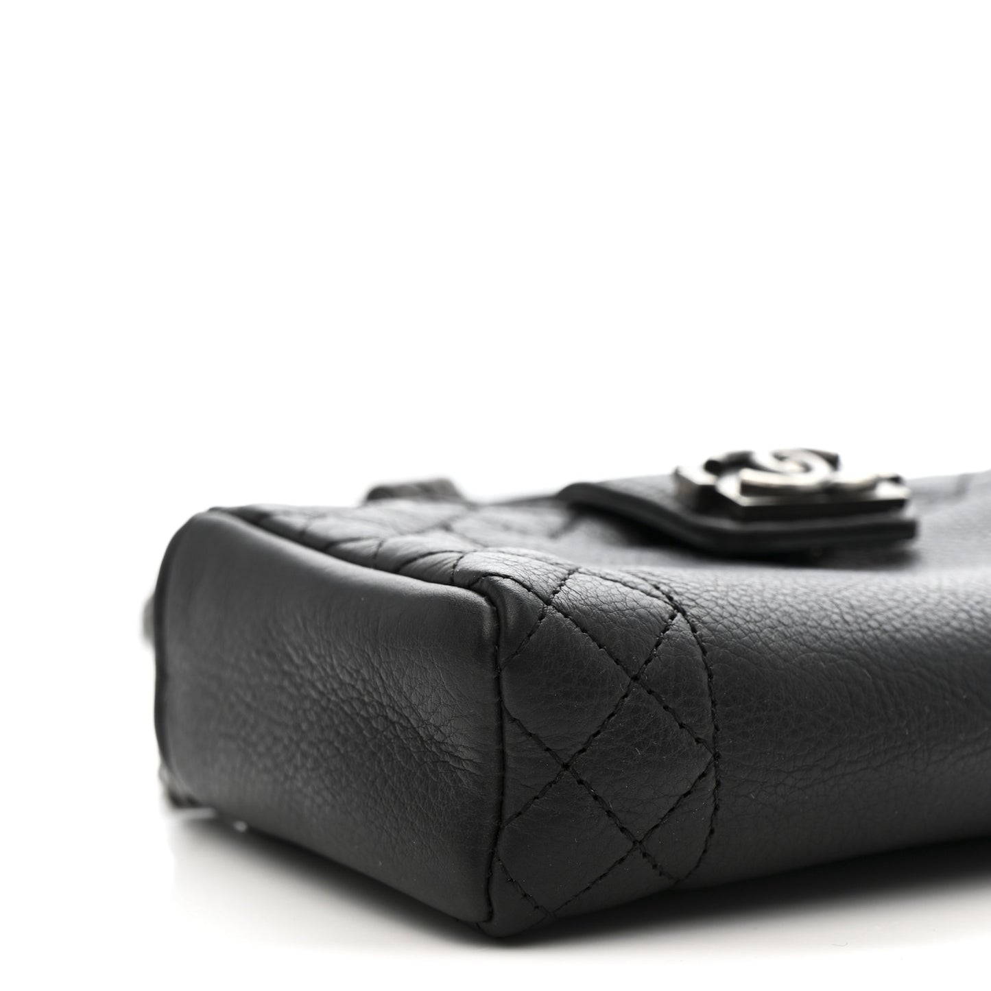 Calfskin Boy Reverso Mini Pochette Black