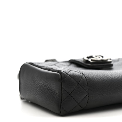 Chanel Calfskin Boy Reverso Mini Pochette Black 10 of 12