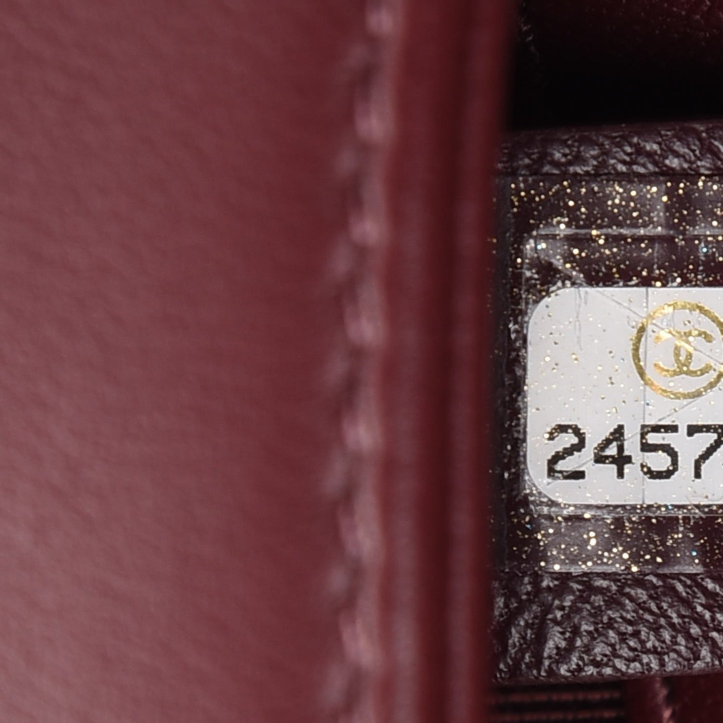 Velvet Lambskin Embroidered Camellia Mini Flap Navy Burgundy
