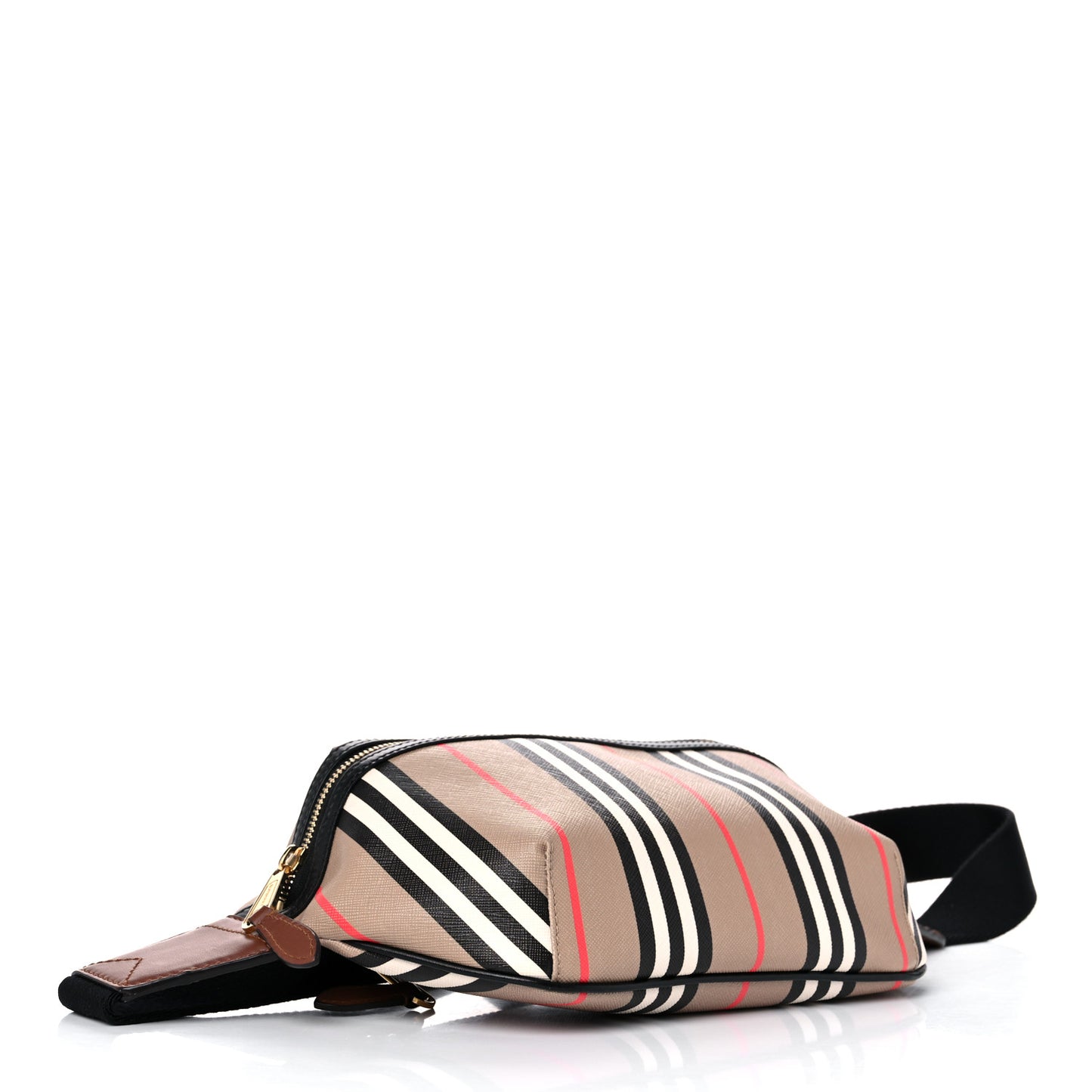 E-Canvas Icon Stripe Sonny Bum Bag Archive Beige