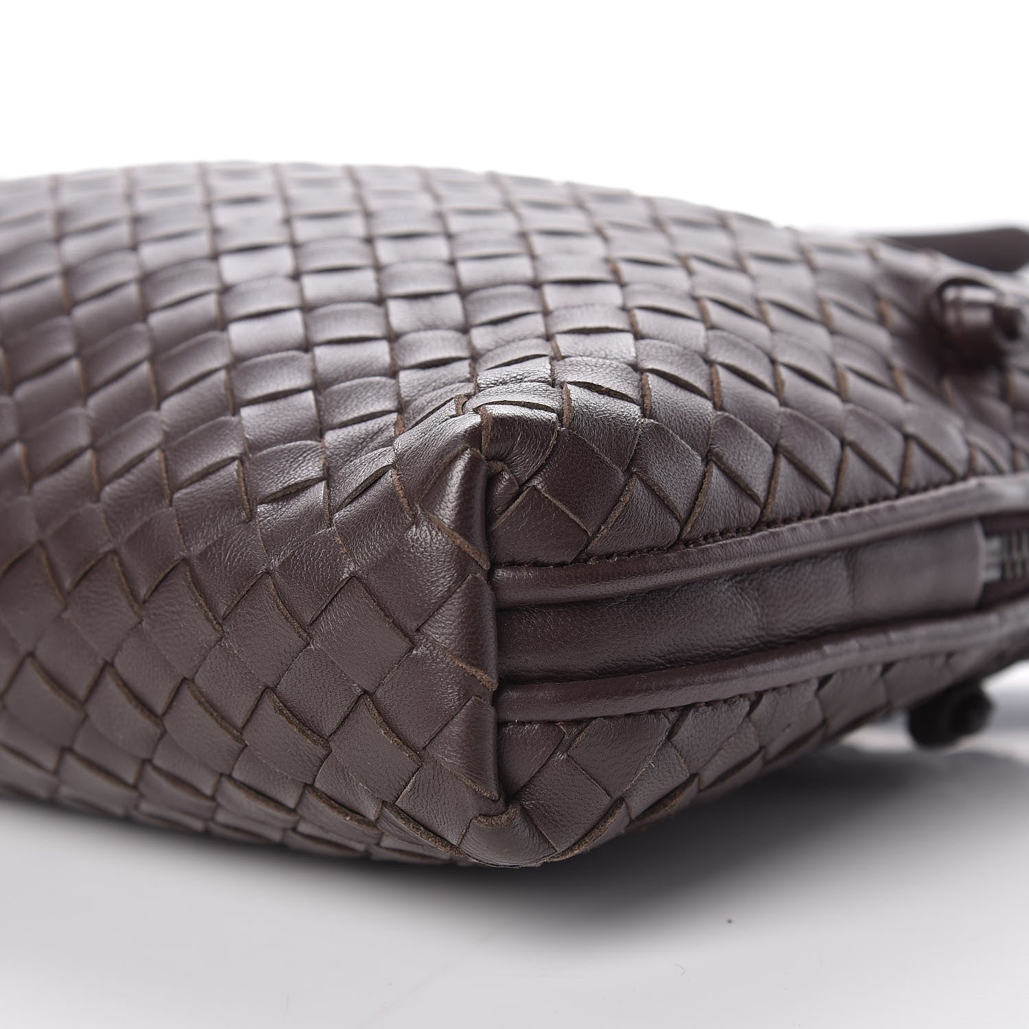 Bottega Veneta Nappa Intrecciato Pillow Crossbody Messenger Ebano 10 of 11