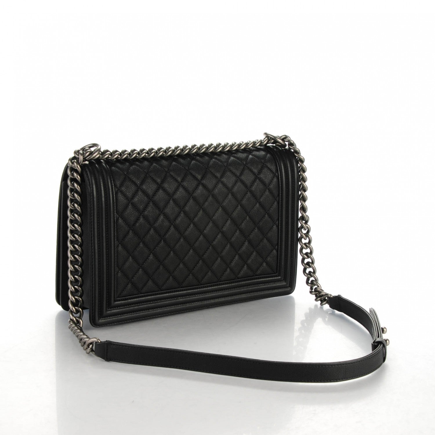 Chanel Caviar Quilted New Medium Boy Flap Black 3 of 8