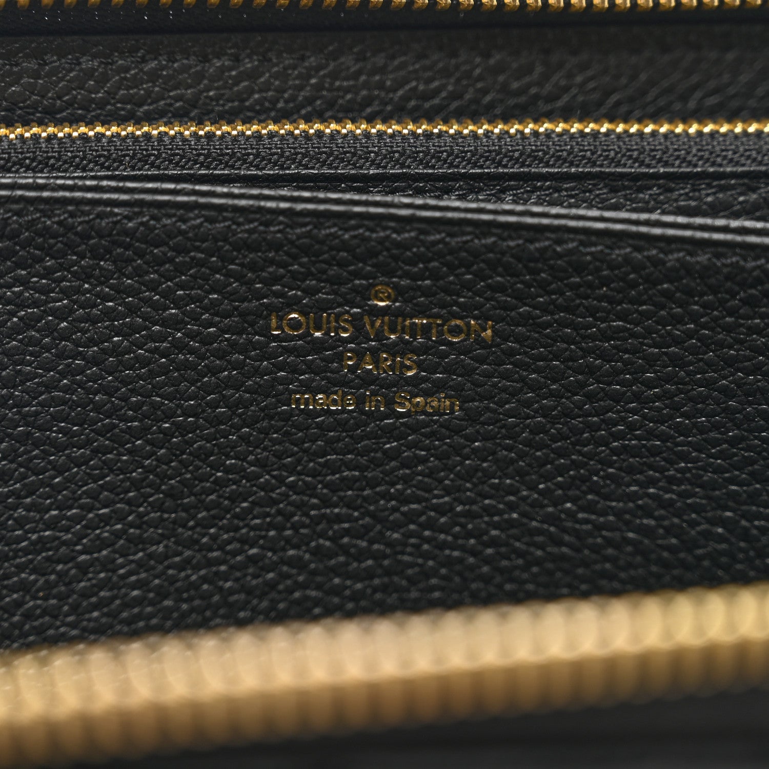 Louis Vuitton Empreinte Zippy Wallet Black 6 of 7
