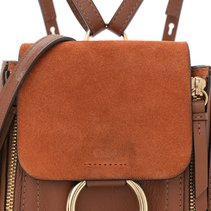Chloe Suede Calfskin Mini Faye Backpack Tan 8 of 12