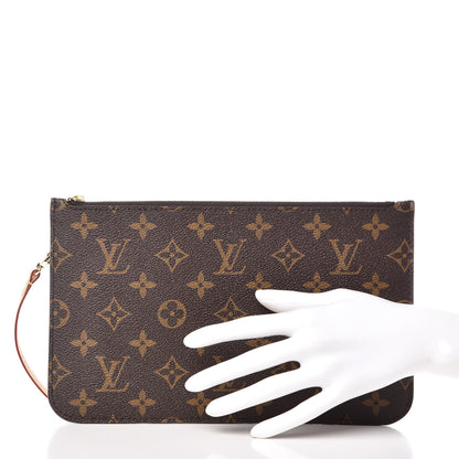 Louis Vuitton Monogram Neverfull MM GM Pochette 2 of 8