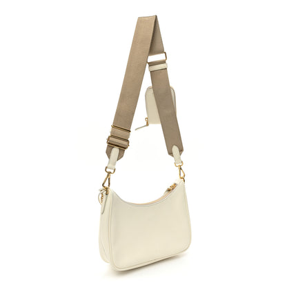 Prada Saffiano Lux Re-Edition 2005 Shoulder Bag White 3 of 12