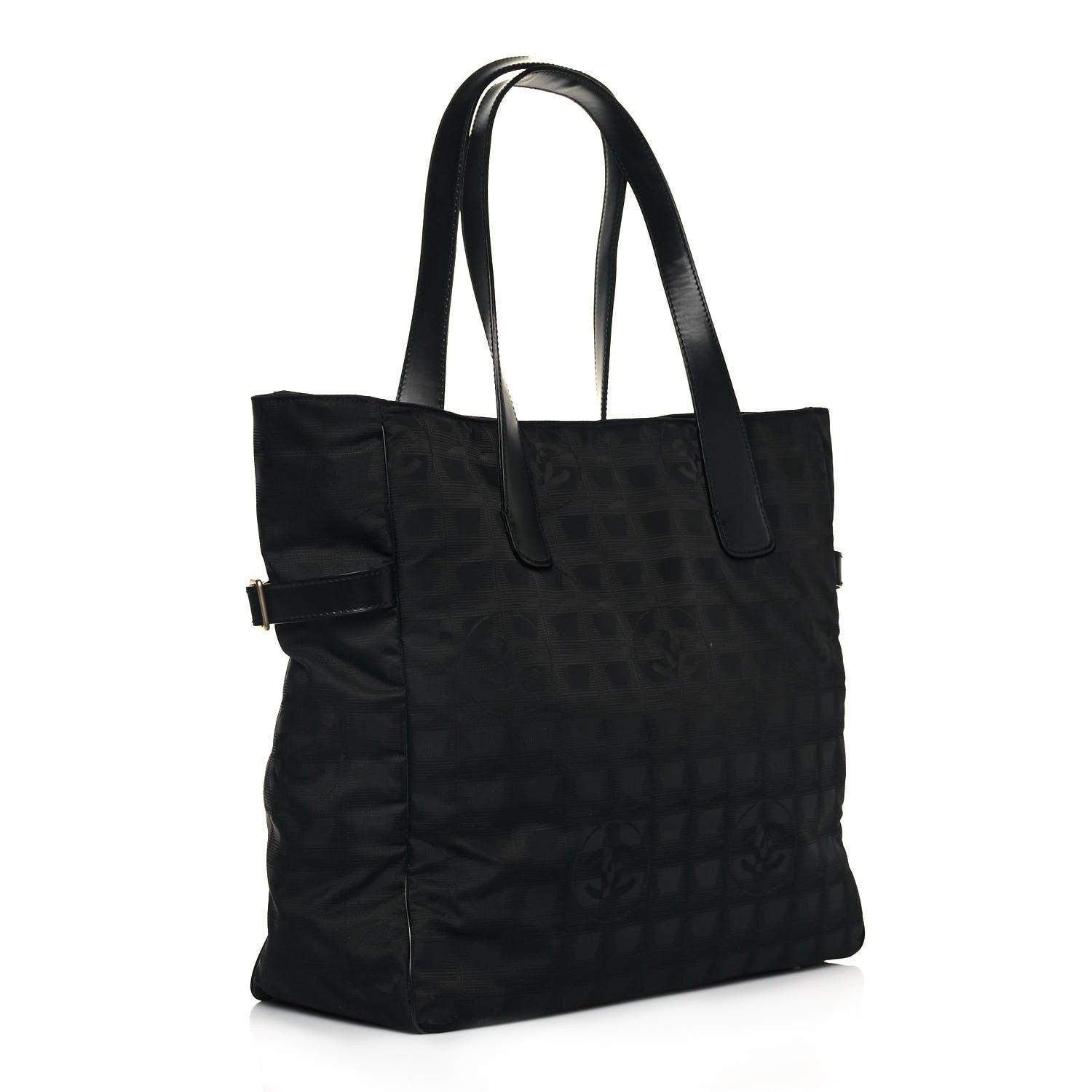 Chanel Nylon Medium Travel Tote Black 2 of 12