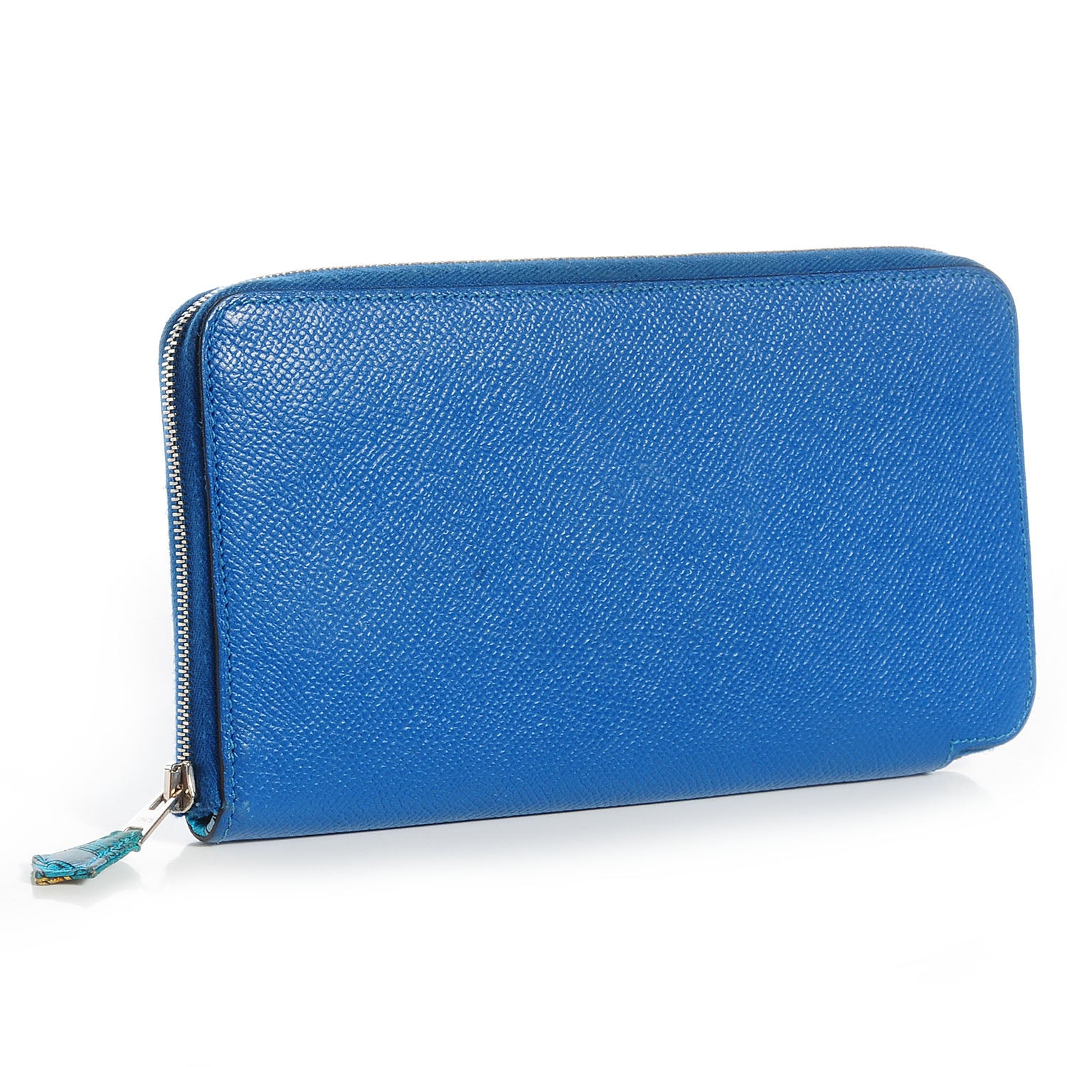 Hermes Epsom Silk'In Wallet Mykonos 3 of 9