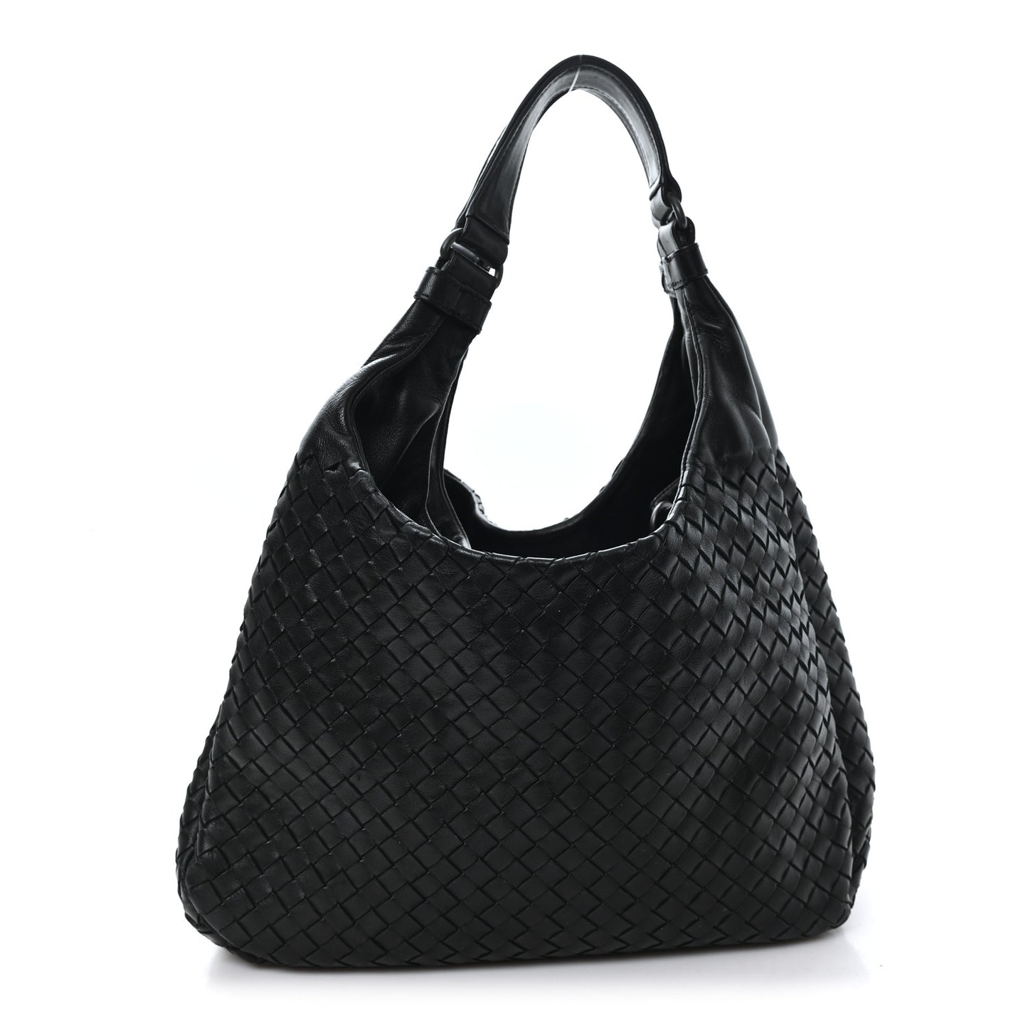 Nappa Intrecciato Medium Campana Black