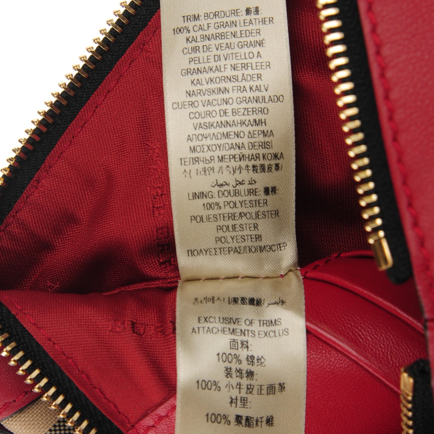 Horseferry Check Peyton Crossbody Clutch Bag Red