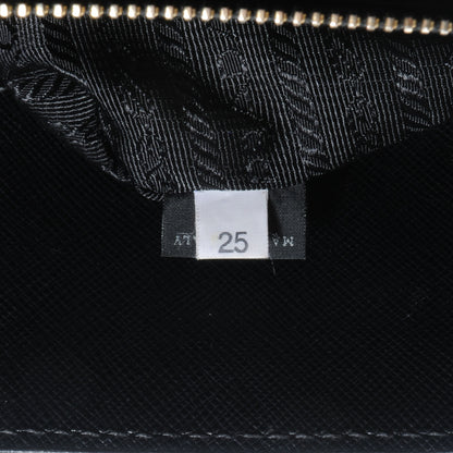 Prada Saffiano Lux Zip Tote Nero Black 9 of 10