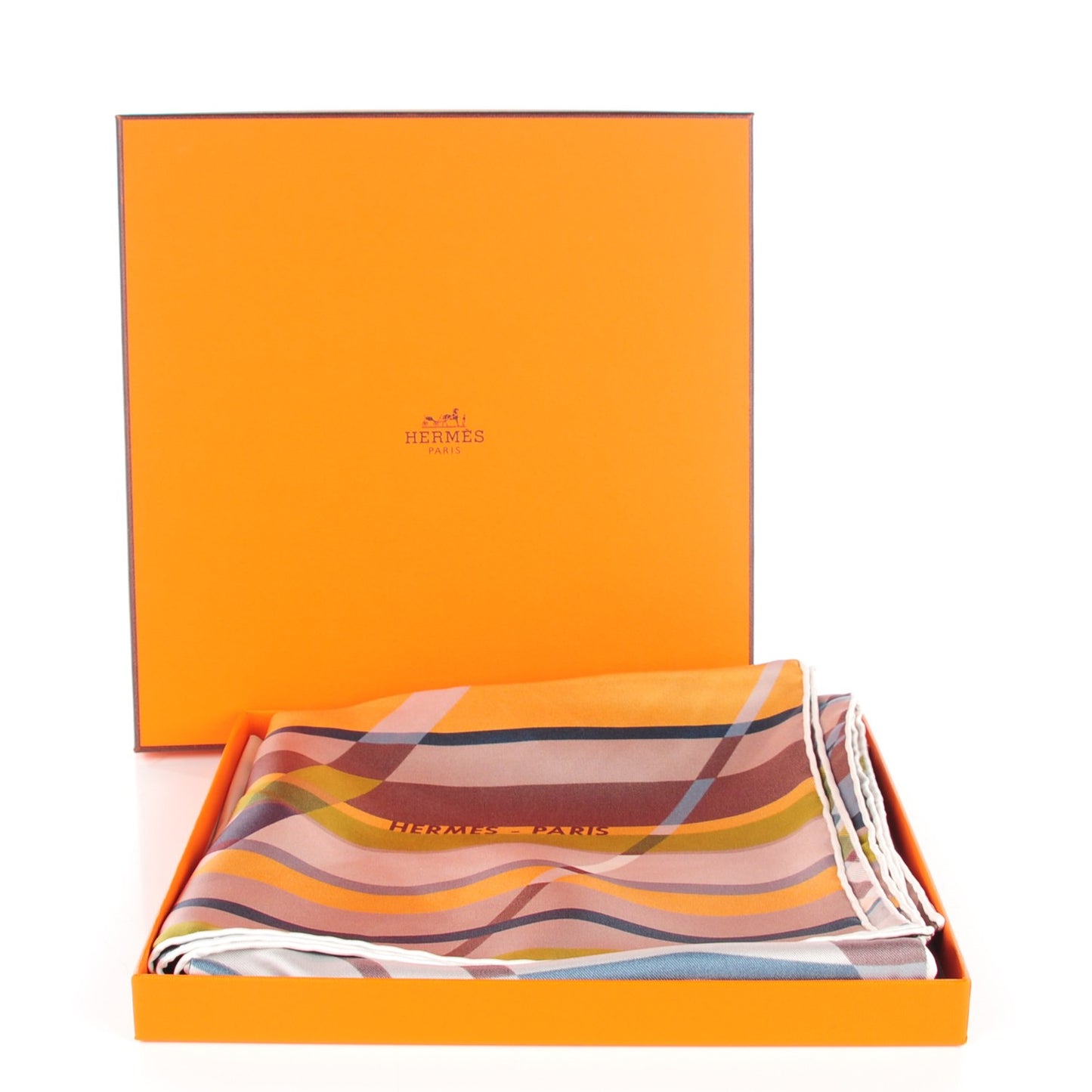 Silk Photo Finish Scarf 90