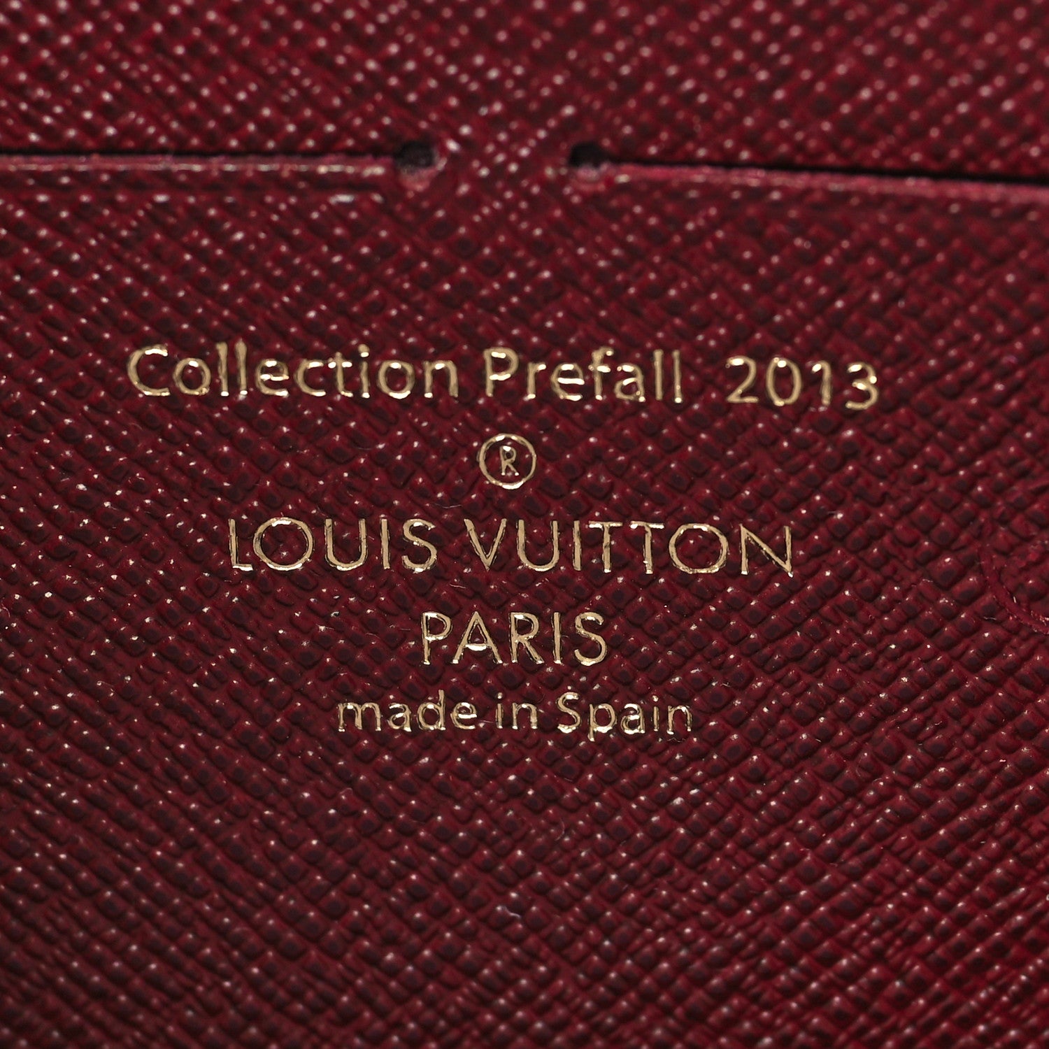 Louis Vuitton Damier Paillettes Zippy Wallet Red 6 of 6