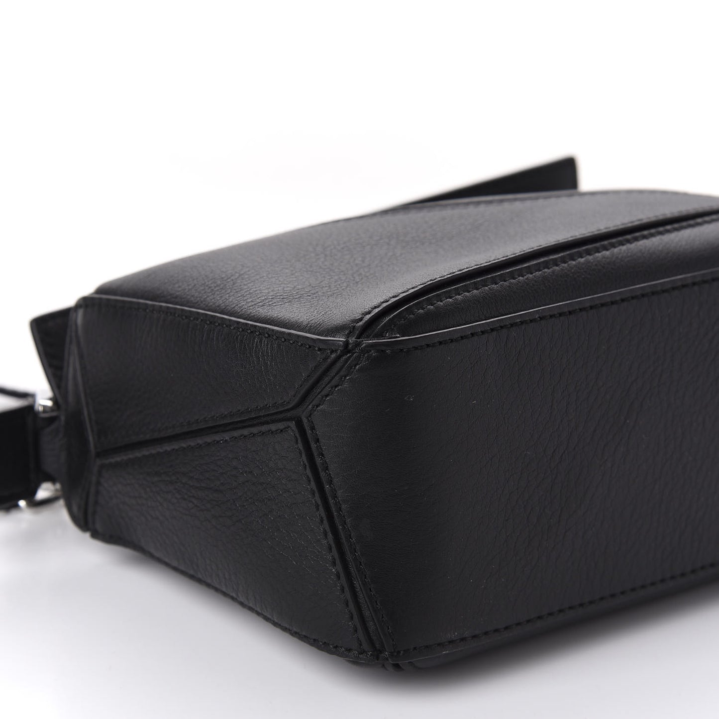 Calfskin Mini Puzzle Bag Black